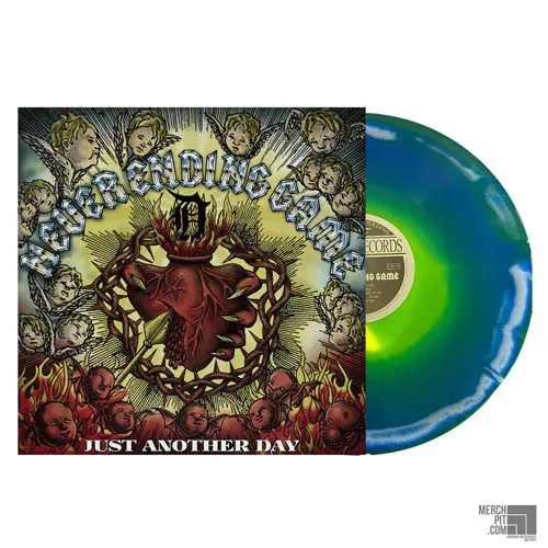 NEVER ENDING GAME ´Just Another Day´ Neon Green/Blue Jay/White Vinyl