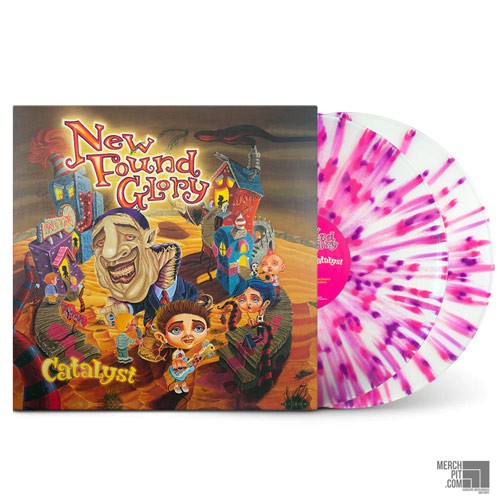 NEW FOUND GLORY ´Catalyst´ Clear w/ Pink & Purple Splatter Vinyl