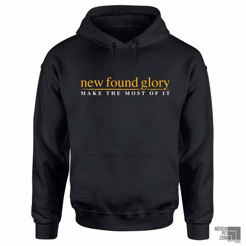 NEW FOUND GLORY ´Make The Most Of It´ - Black Hoodie - Front