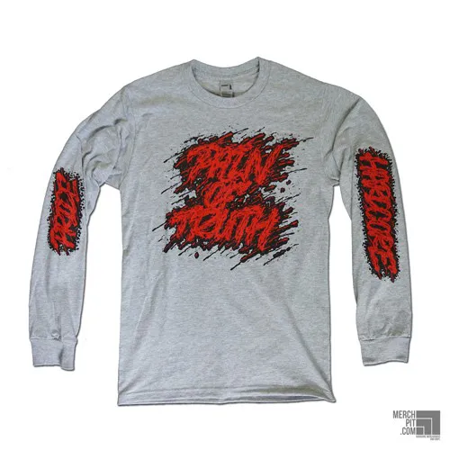 PAIN OF TRUTH ´Hardcore Pride´ - Sports Grey Longsleeve Front