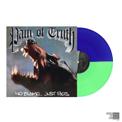 PAIN OF TRUTH ´No Blame... Just Facts´ Half Blue & Half Green Vinyl