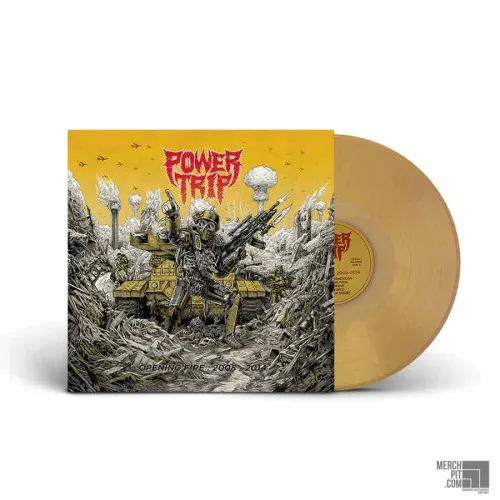 POWER TRIP ´Opening Fire: 2008-2014´ Mustad Yellow Vinyl - 2022 Pressing
