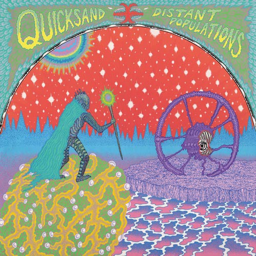 QUICKSAND ´Distant Populations´ Vinyl LP Album Cover