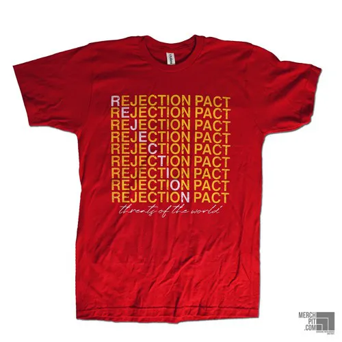 REJECTION PACT ´Threats Of The World´ - Red T-Shirt