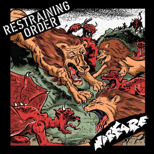 RESTRAINING ORDER & WARFARE ´Split´ Album Cover