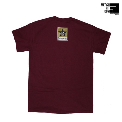 SENSE FIELD ´Buddah´ - Maroon Shirt - Hardcore Merchandise & Vinyl