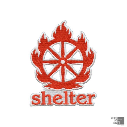 SHELTER ´Wheel´ - Embroidered Die Cut Patch