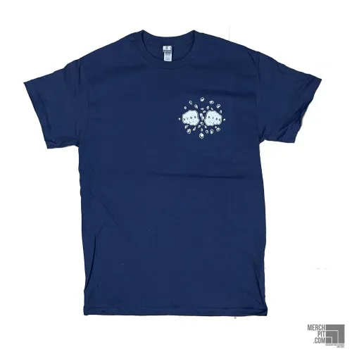 SIDE BY SIDE ´What Goes Up´ Navy Blue T-Shirt - Front