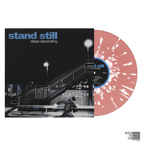 STAND STILL ´Steps Ascending´ Pink w/ White Splatter Vinyl