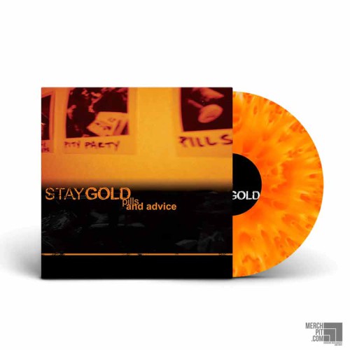 STAY GOLD ´Pills & Advice´ Orange & Yellow Swirl Vinyl - 2022 Repress