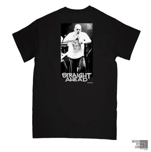 STRAIGHT AHEAD ´Live Photo´ Black T-Shirt (Back))