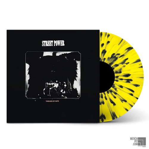 STREET POWER ´Threads Of Hate´ Yellow with Black Splatter Vinyl