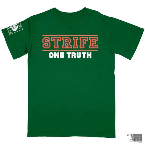 STRIFE ´Arms of the Few´ - Forest Green T-Shirt - Front