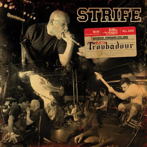 STRIFE ´Live At The Troubadour´ Album Cover
