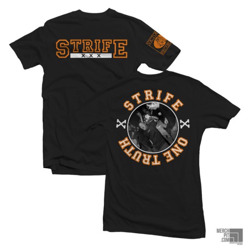STRIFE ´XXX´ - Black T-Shirt - MERCHPIT.COM