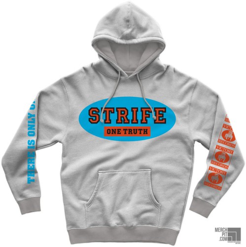 STRIFE ´To The Surface´  - Heather Grey Hoodie - Front