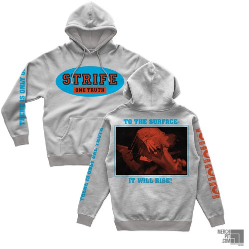 STRIFE ´To The Surface´  - Heather Grey Hoodie