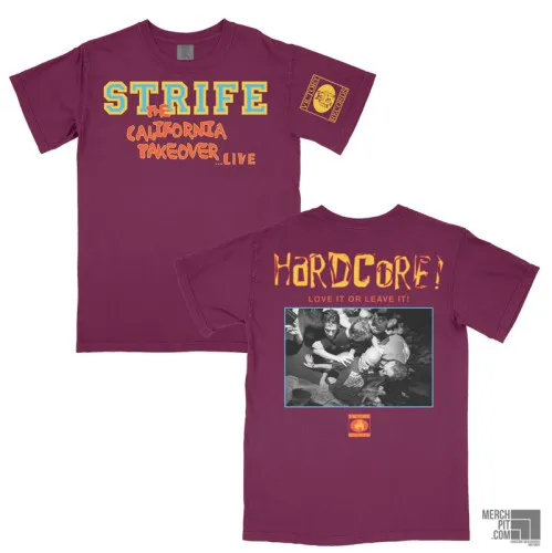 STRIFE ´The California Takeover Live´ Boysenberry T-Shirt
