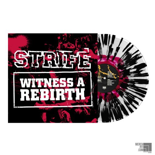 STRIFE ´Witness A Rebirth´ Red In Clear w/ Black Splatter