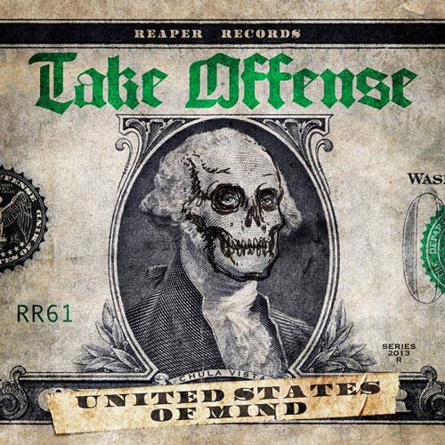 TAKE OFFENSE ´United States Of Mind´ Cover Artwork