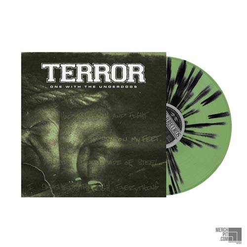 TERROR ´One With The Underdogs´ 2023 Repress - Green With Black Splatter Vinyl