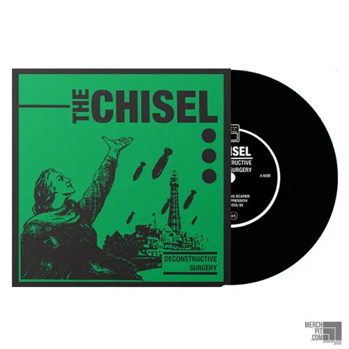 THE CHISEL ´Deconstructive Surgery´ Black Vinyl Green Cover