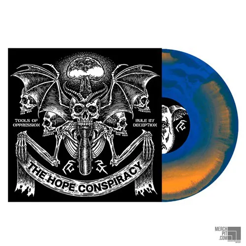 THE HOPE CONSPIRACY ´Tools Of Oppression / Rule Of Deception´ Orange & Blue Jay Mix Vinyl