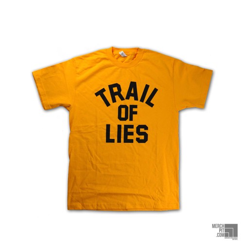 TRAIL OF LIES ´Logo´ - Yellow T-Shirt