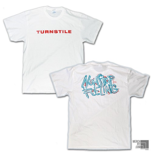 TURNSTILE ´Nonstop Feeling´ Design White T-Shirt