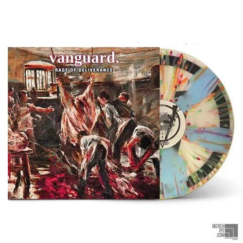 VANGUARD ´Rage Of Deliverance´ Clear And Blue with Confetti Splatter Vinyl