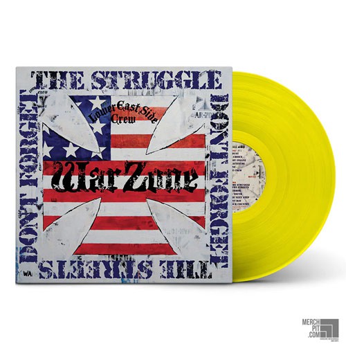 WARZONE ´Don't Forget The Struggle Don't Forget The Streets´ Yellow Vinyl
