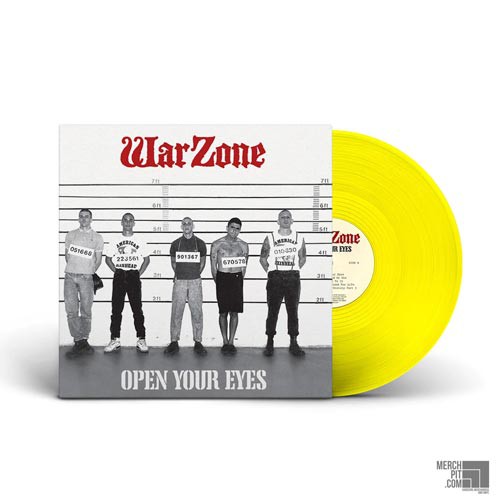 WARZONE ´Open Your Eyes´ Translucent Yellow Vinyl - 2023 Repress