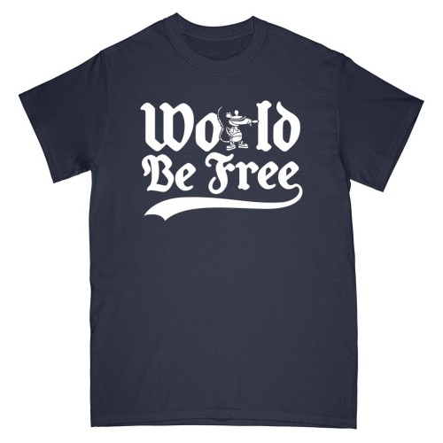 WORLD BE FREE ´Rev Rat´ - Navy Blue T-Shirt