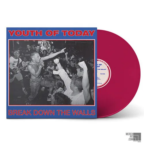 YOUTH OF TODAY ´Break Down The Walls´ Pink Vinyl (2024 Re-press)