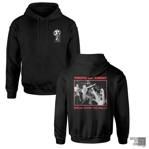YOUTH OF TODAY ´Break Down The Walls´ - Black Champion Hoodie