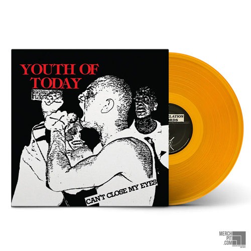 YOUTH OF TODAY ´Can't Close My Eyes´ Transparent Orange Vinyl - 2022 Repress
