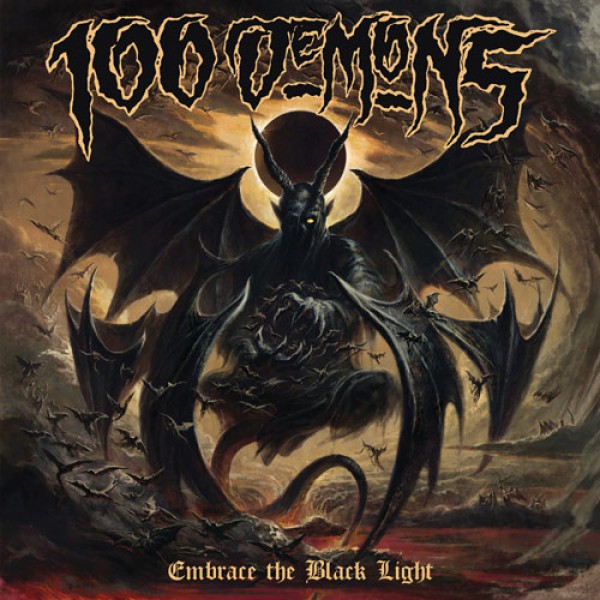 100 DEMONS – Embrace the Black Light Albumcover (Front)