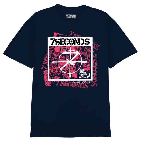 7 SECONDS ´Collage´ - Navy Blue T-Shirt