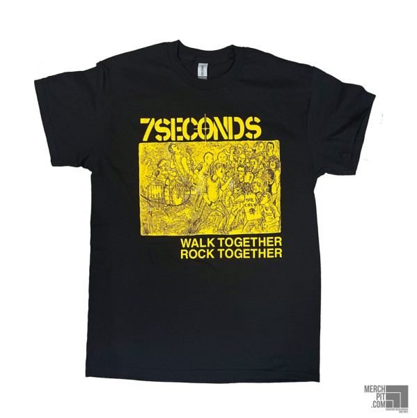 7 SECONDS ´Walk Together, Rock Together - Black T-Shirt