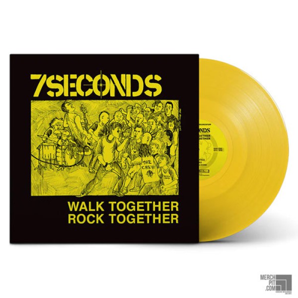 7 SECONDS ´Walk Together, Rock Together´ Yellow Vinyl