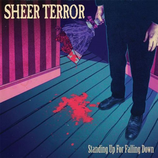 SHEER TERROR ´Standing Up By Falling Down´ Cover Artwork