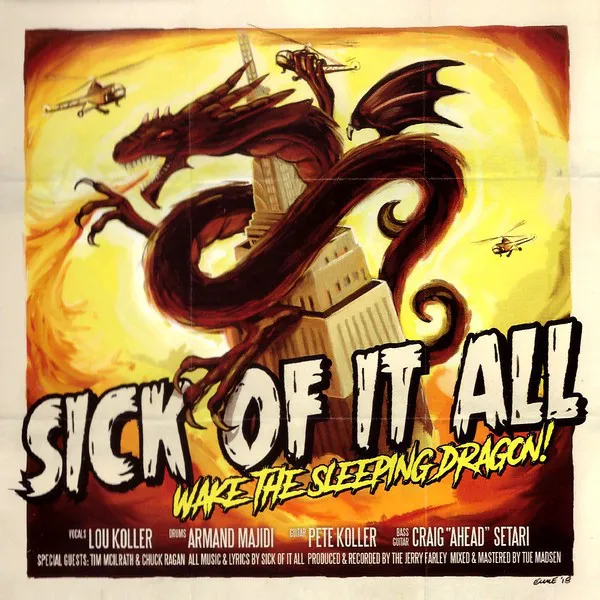 SICK OF IT ALL ´Wake The Sleeping Dragon!´ Album Cover