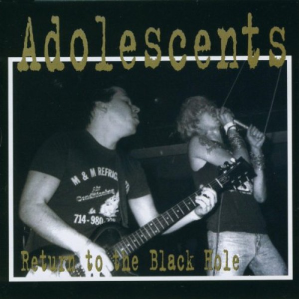 ADOLESCENTS ´Return To The Black Hole´ Cover Artwork