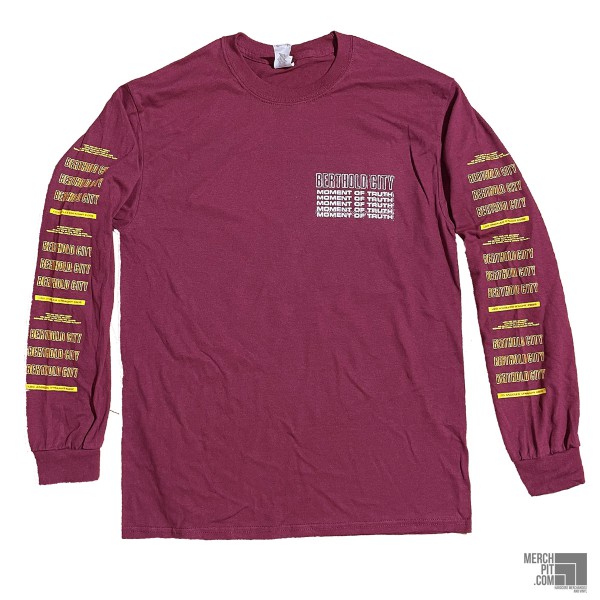 BERTHOLD CITY ´Moment Of Truth´ - Maroon Longsleeve - Front