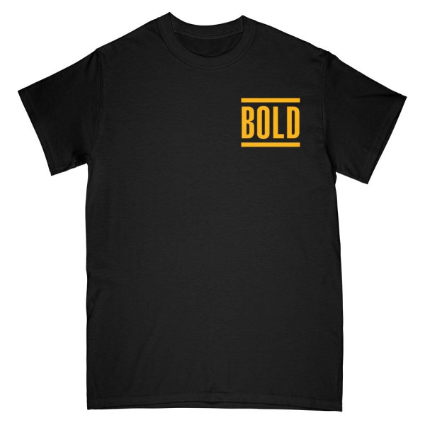 BOLD ´Pocket Logo´ - Black T-Shirt - Front
