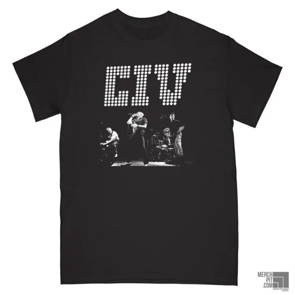CIV ´Elvis´ Black T-Shirt - Front