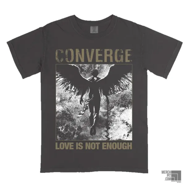 CONVERGE ´Love is Not Enough´ (Comfort Colors) Pepper Black T-Shirt