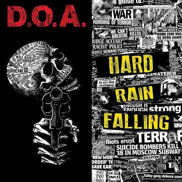 D.O.A. ´Hard Rain Falling´ Album Cover Art