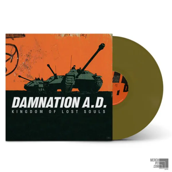 DAMNATION A.D. ´Kingdom Of Lost Souls´ Gold Vinyl
