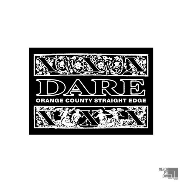DARE ´Orange County Straight Edge - Sticker
